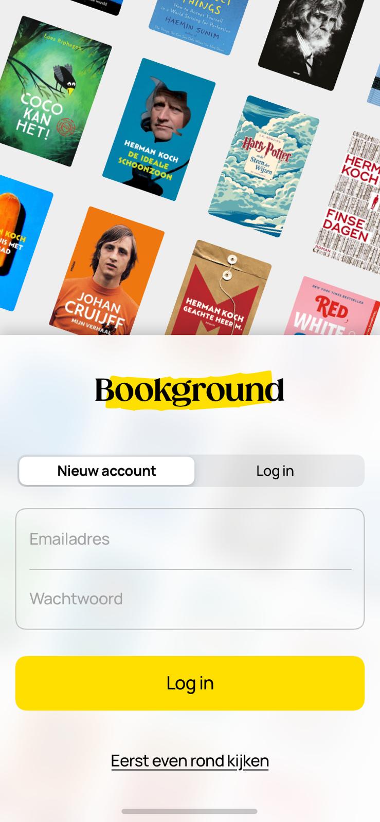 Bookground Screenshot 1